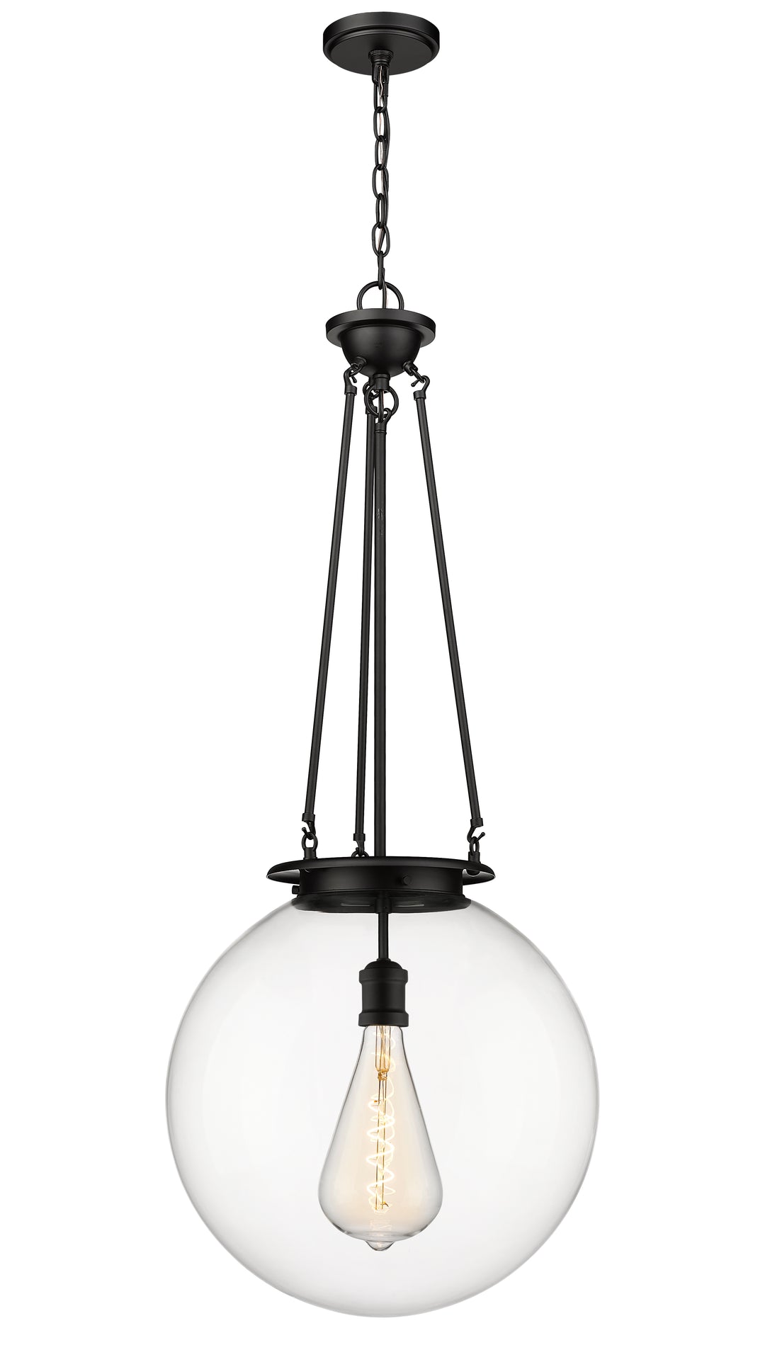 Innovations Lighting Beacon 18" Pendant - Matte Black