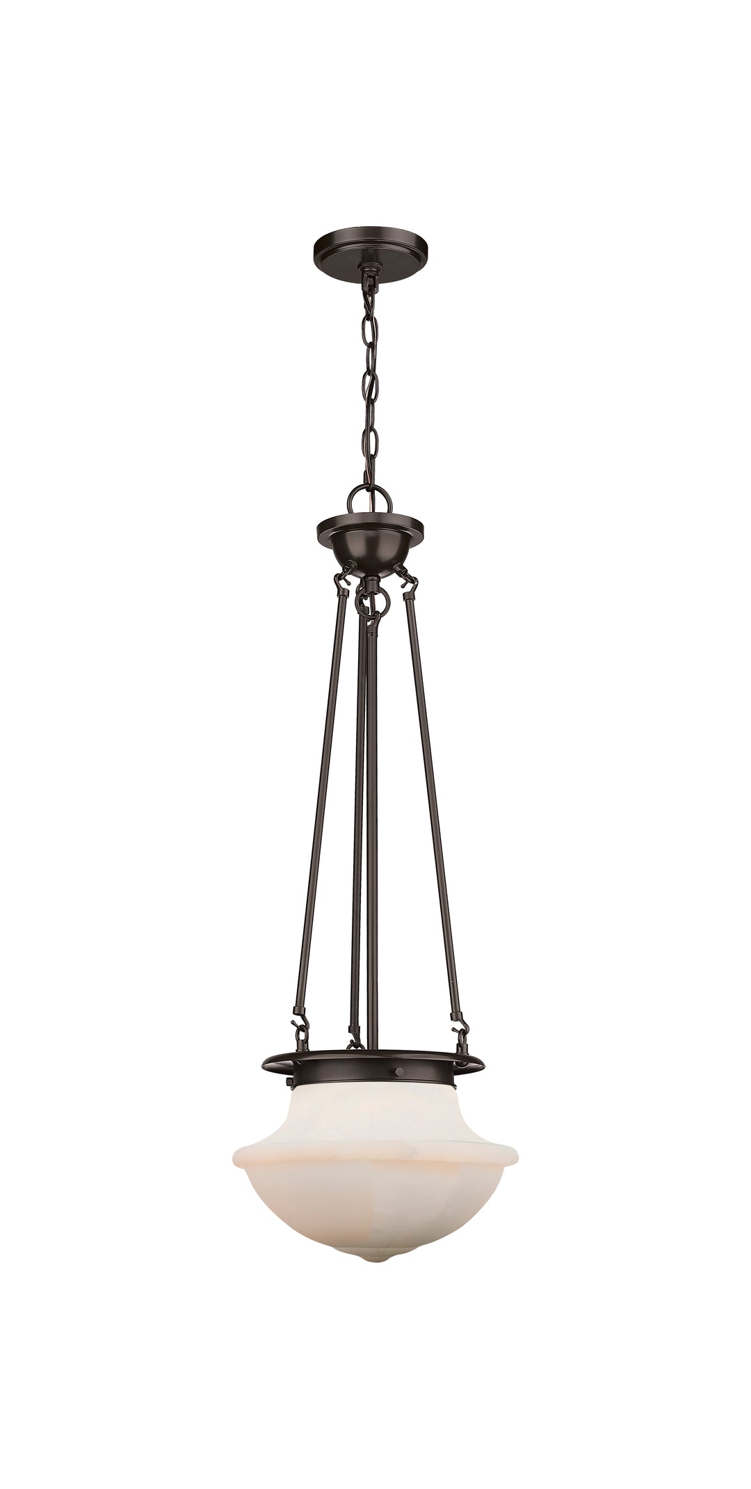 Innovations Lighting Oxford 12" Pendant - Oil Rubbed Bronze Pendants Innovations Lighting Matte White ; Glass Type: Frosted  