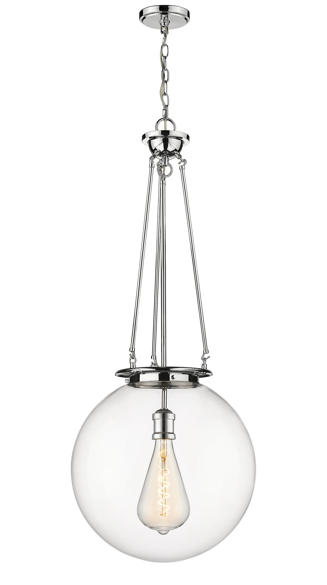 Innovations Lighting Beacon 18" Pendant - Polished Chrome