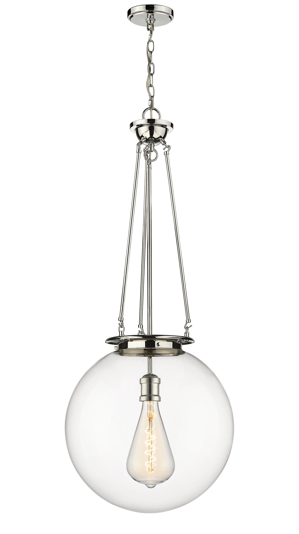 Innovations Lighting Beacon 18" Pendant - Polished Nickel