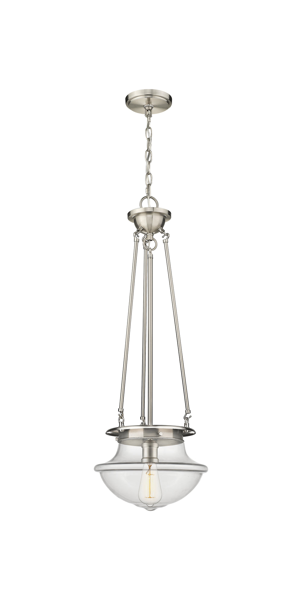 Innovations Lighting Oxford 12" Pendant - Satin Nickel