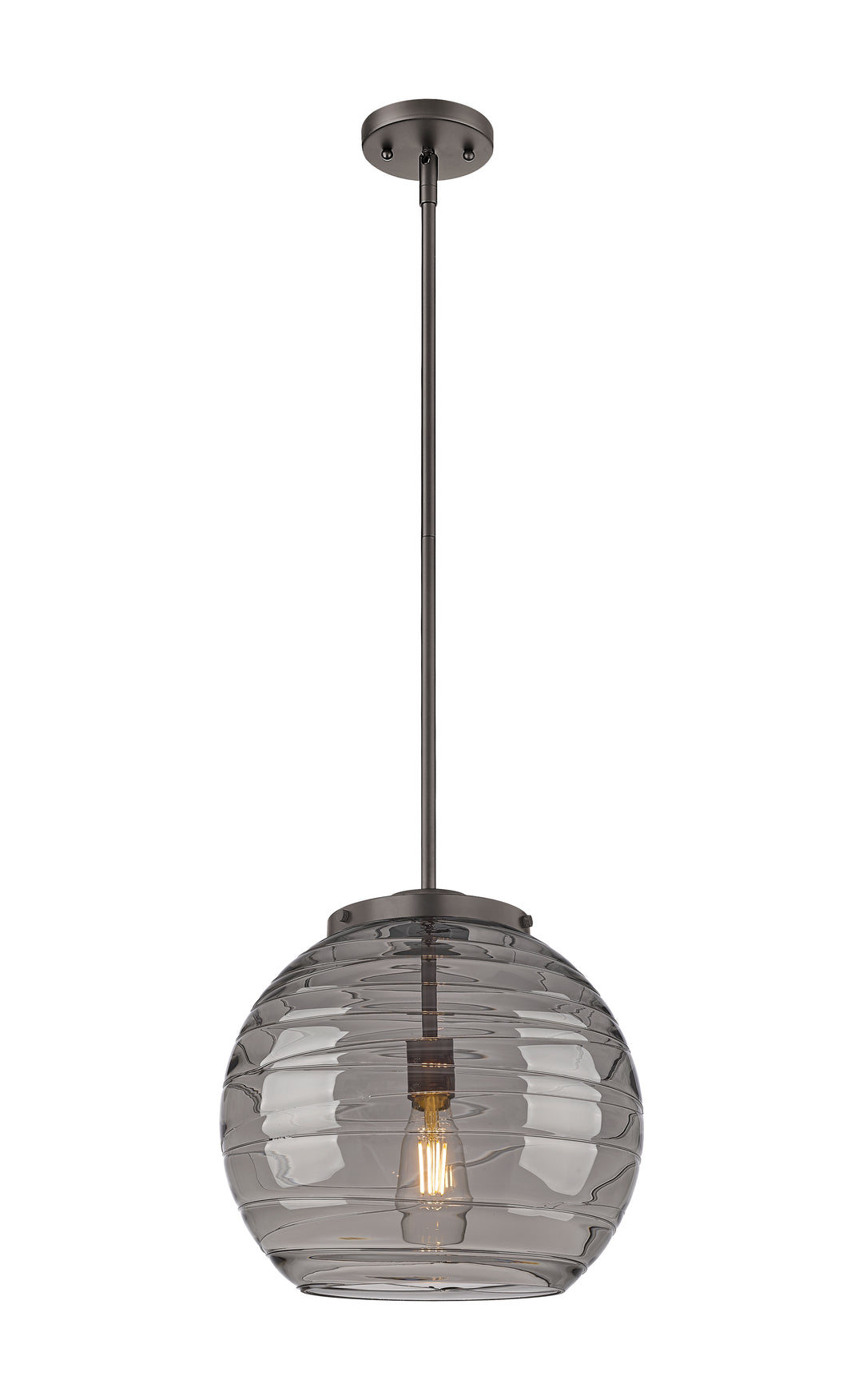 Innovations Lighting Athens Deco Swirl 14" Pendant - Oil Rubbed Bronze