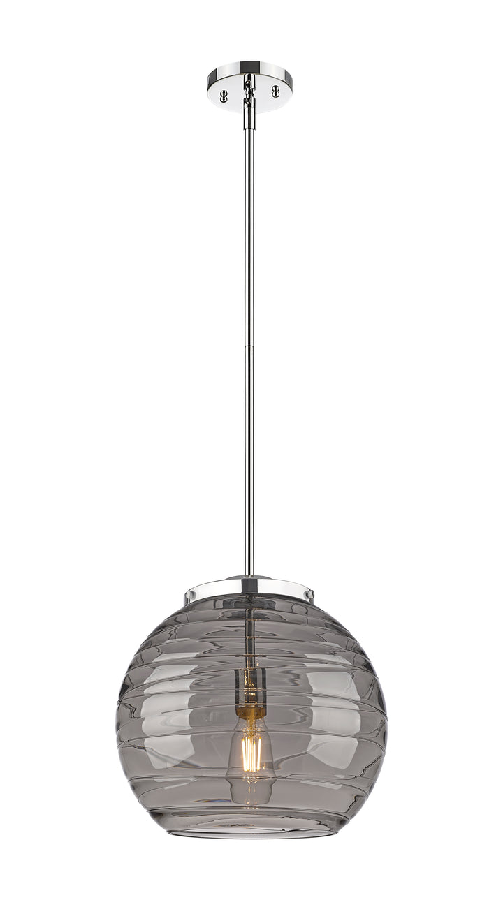 Innovations Lighting Athens Deco Swirl 14" Pendant - Polished Chrome