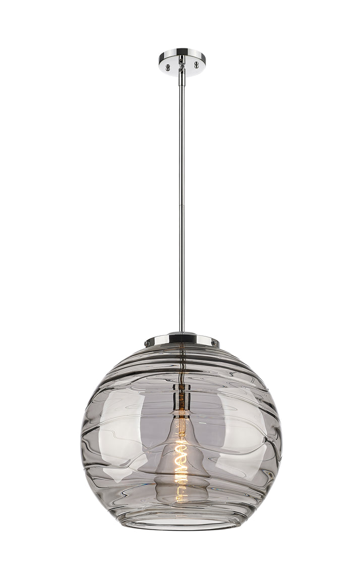 Innovations Lighting Athens Deco Swirl 18" Pendant - Polished Chrome Pendants Innovations Lighting   