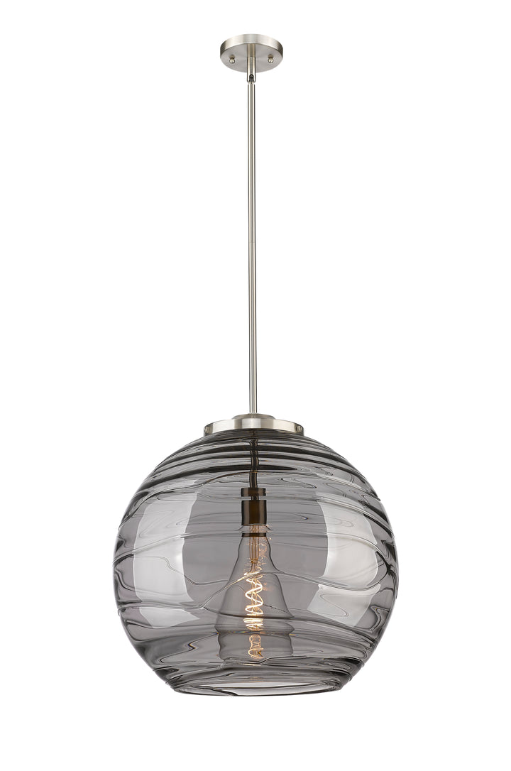 Innovations Lighting Athens Deco Swirl 18" Pendant - Brushed Satin Nickel