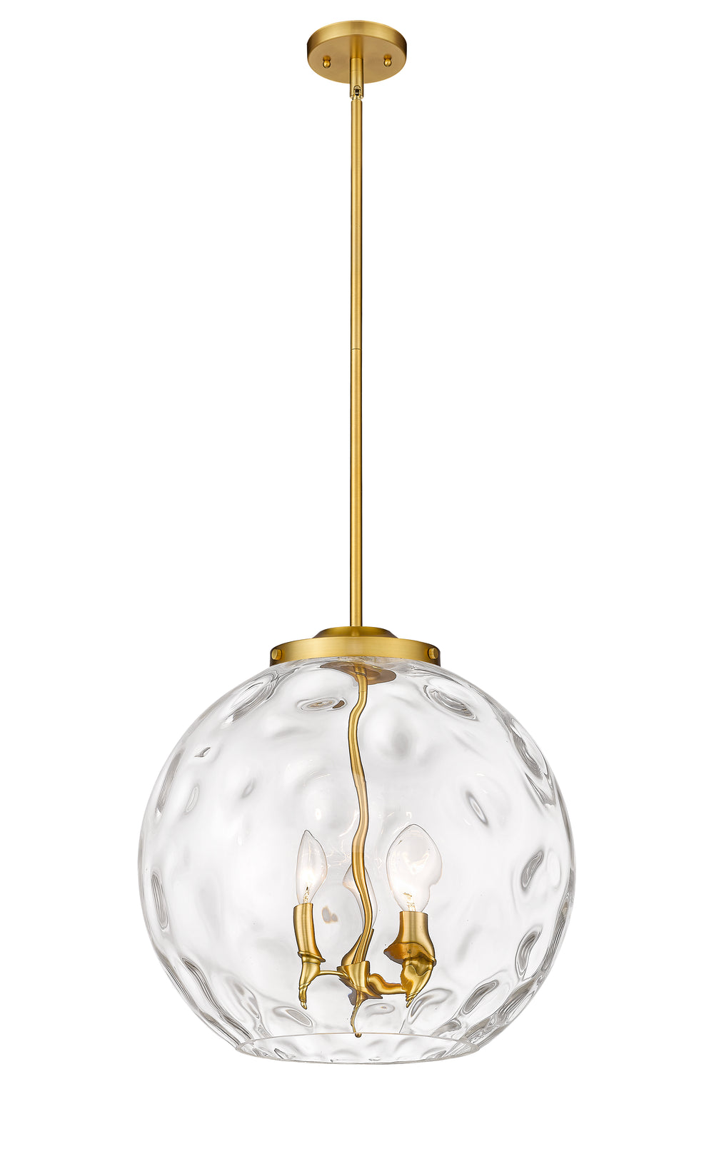 Innovations Lighting Athens Water Glass 16" Pendant - Satin Gold