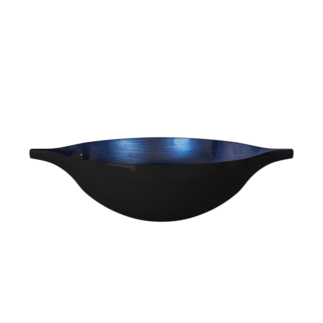 Howard Elliott Collection Cobalt Blue Wood Bowl