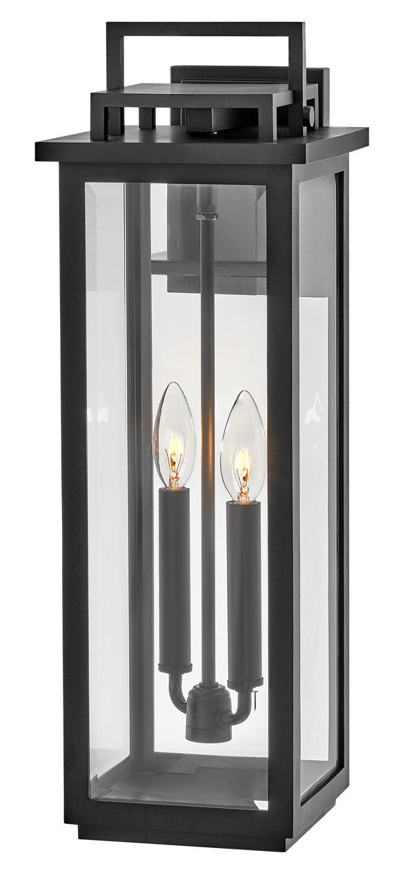 Hinkley Winthorpe Outdoor Wall Light Large Wall Mount Lantern Black 22114BK