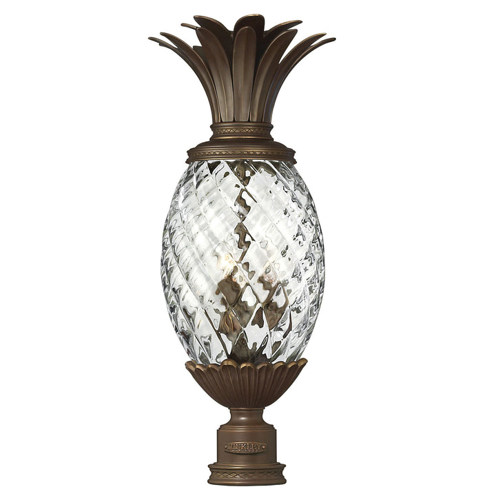 Hinkley Plantation Outdoor Post Mount Lantern Large Post Mount Lantern Copper Bronze 2221CB