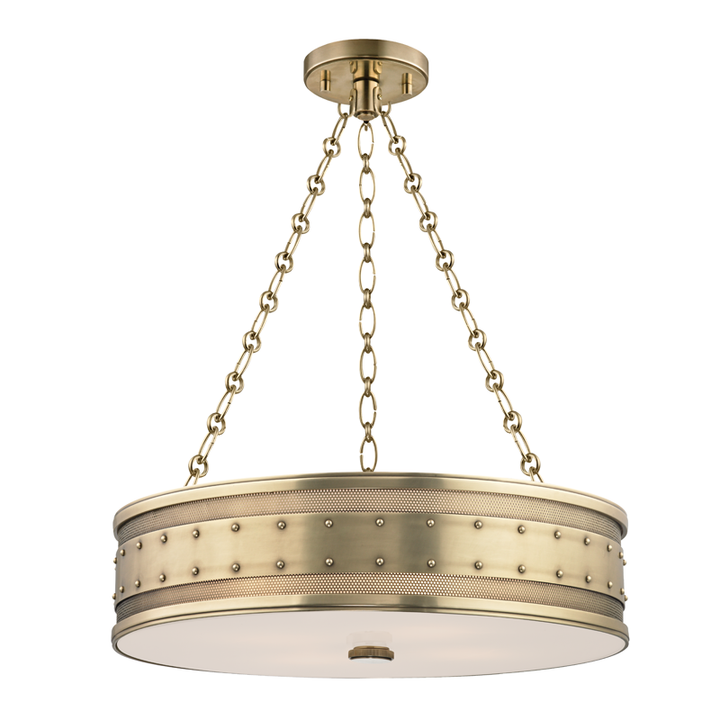 Hudson Valley Lighting Gaines Chandelier Chandeliers Hudson Valley Lighting Aged Brass  