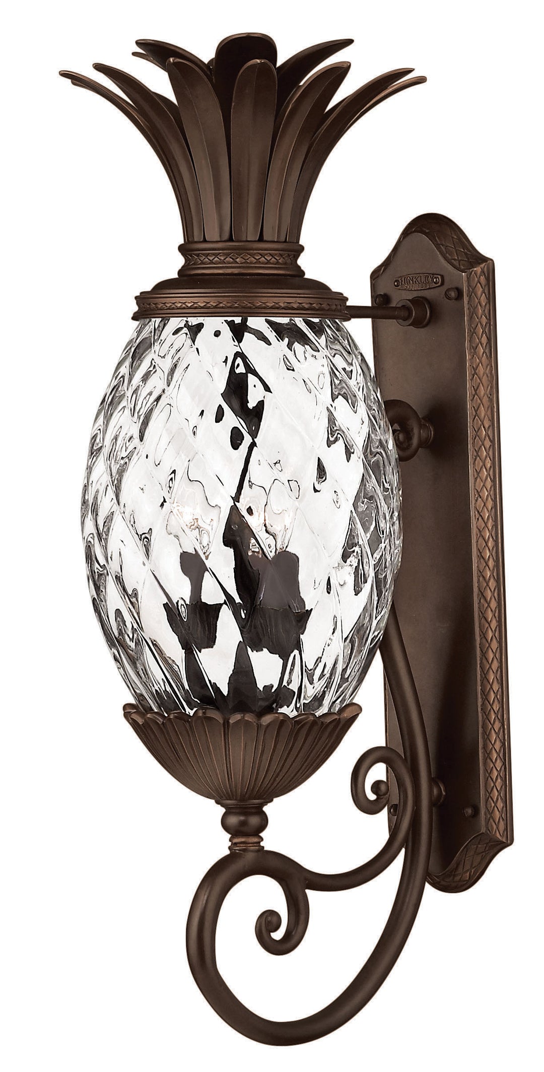 Hinkley Plantation Outdoor Wall Light Large Wall Mount Lantern Copper Bronze 2224CB
