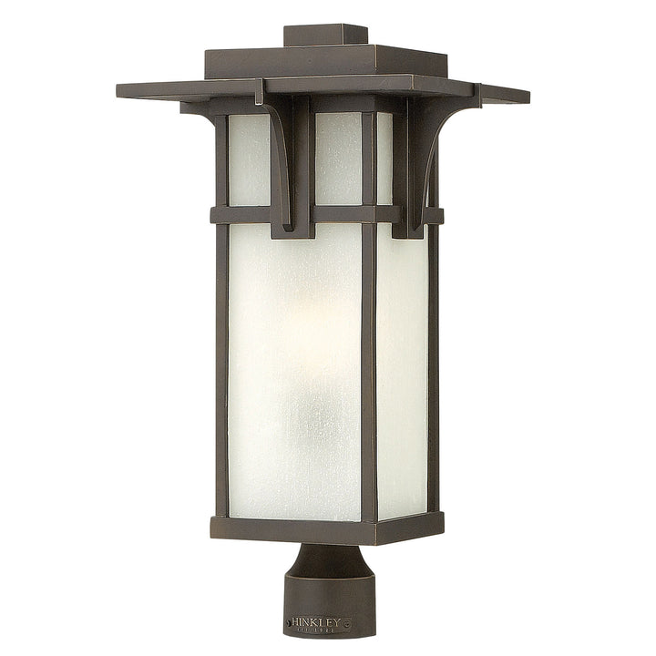 Hinkley Manhattan Outdoor Post Mount Lantern Large Post Mount Lantern Oil Rubbed Bronze 2231OZ