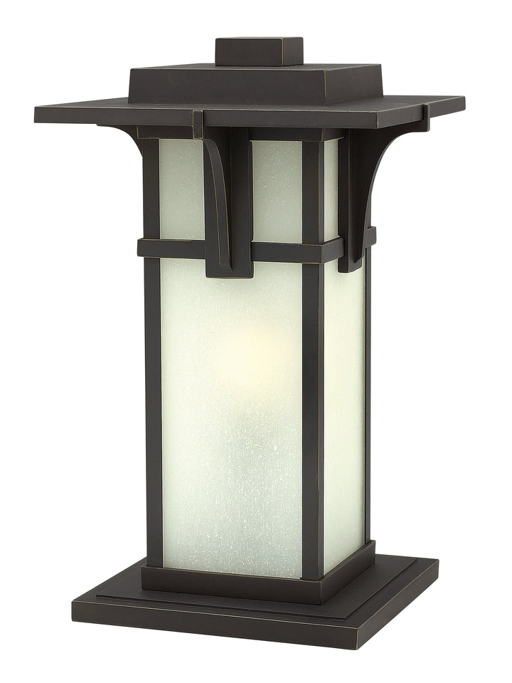 Hinkley Manhattan Outdoor Pier Mount Lantern Medium Pier Mount Lantern Oil Rubbed Bronze 2237OZ