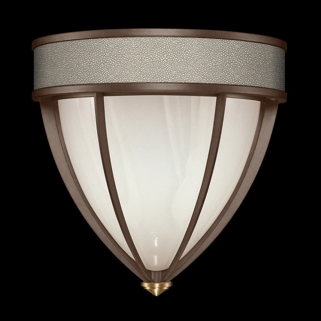 Fine Art Handcrafted Lighting Mirage 12.25"H Sconce in Standard Bronze, Brass, Coco (100043-212)