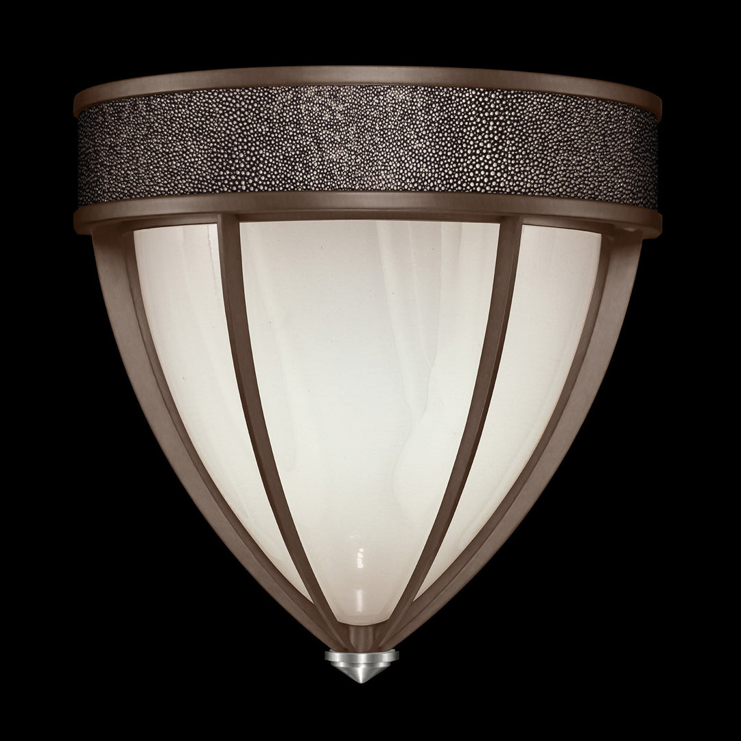 Fine Art Handcrafted Lighting Mirage 12.25"H Sconce in Standard Bronze, Nickel, Pebble (100043-221)