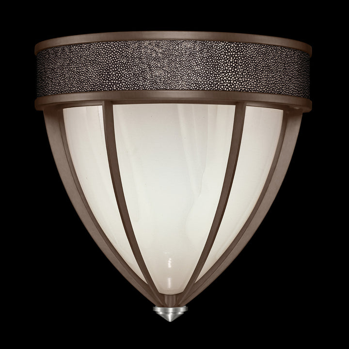Fine Art Handcrafted Lighting Mirage 12.25"H Sconce in Standard Bronze, Nickel, Pebble (100043-221)