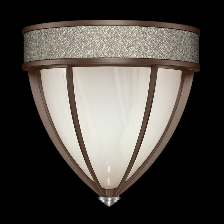 Fine Art Handcrafted Lighting Mirage 12.25"H Sconce in Standard Bronze, Nickel, Coco (100043-222)
