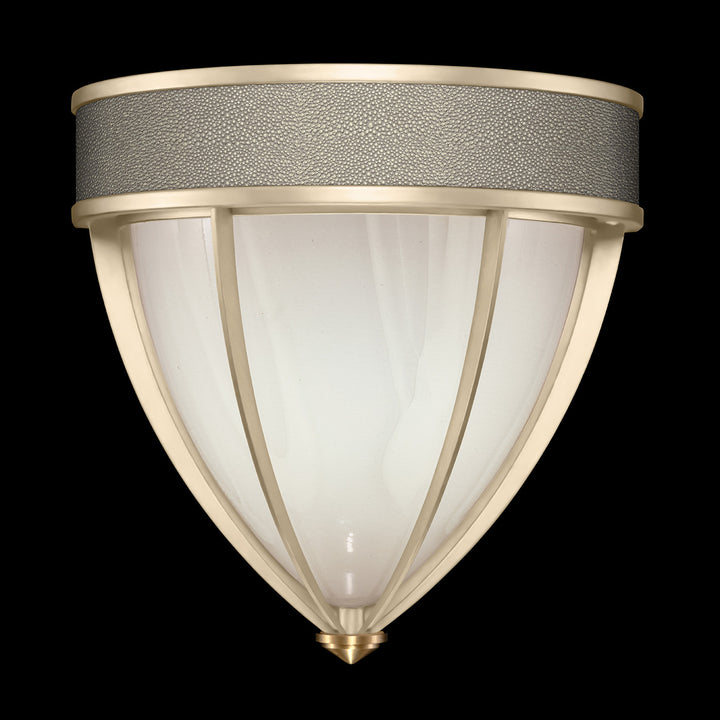 Fine Art Handcrafted Lighting Mirage 12.25"H Sconce in Champagne, Brass, Coco (100043-612)