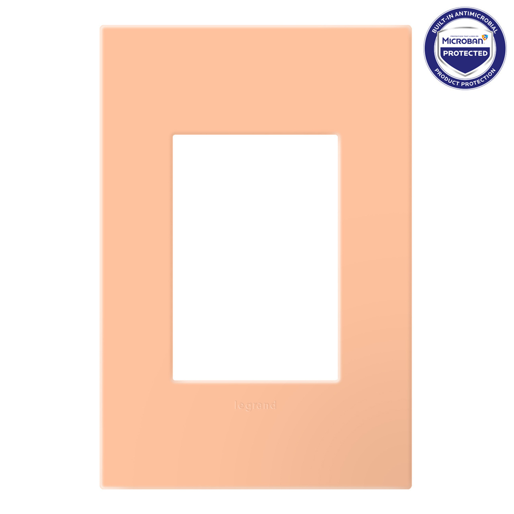 Legrand adorne Peachy 1-Gang wall plate