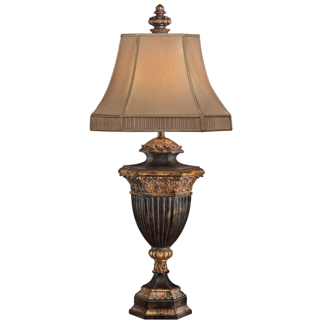 Fine Art Handcrafted Lighting Castile 40"H Table Lamp in Bronze with Gold Leaf Highlights (230710ST)