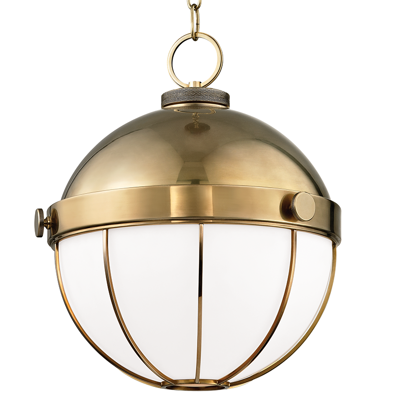 Hudson Valley Lighting Sumner Pendant Pendants Hudson Valley Lighting Aged Brass  