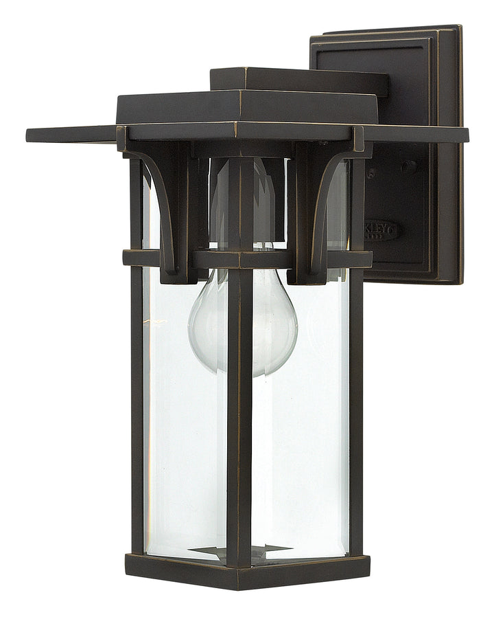 Hinkley Manhattan Outdoor Wall Light Small Wall Mount Lantern Oil Rubbed Bronze 2320OZ