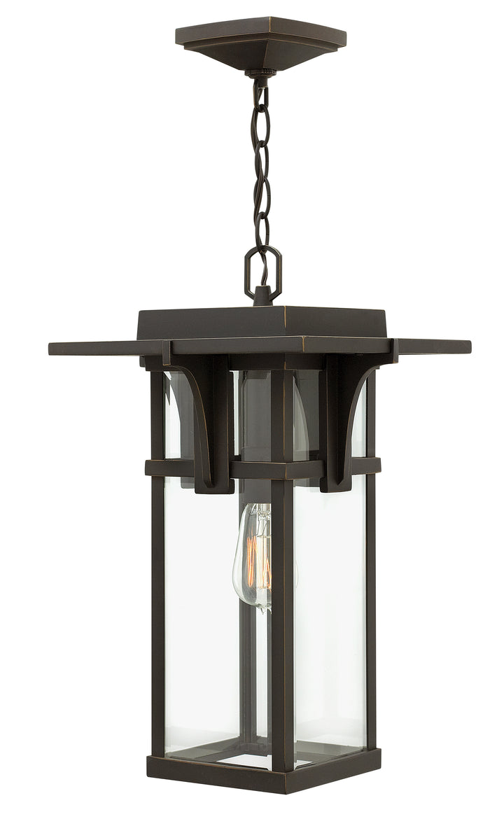 Hinkley Manhattan Outdoor Hanging Light Medium Hanging Lantern Oil Rubbed Bronze 2322OZ