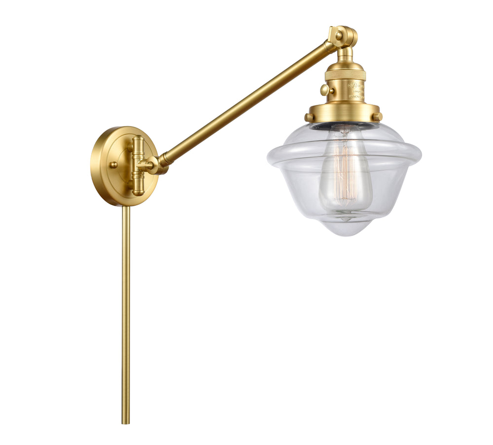 Innovations Lighting Oxford 7.5" Swing Arm - Satin Gold