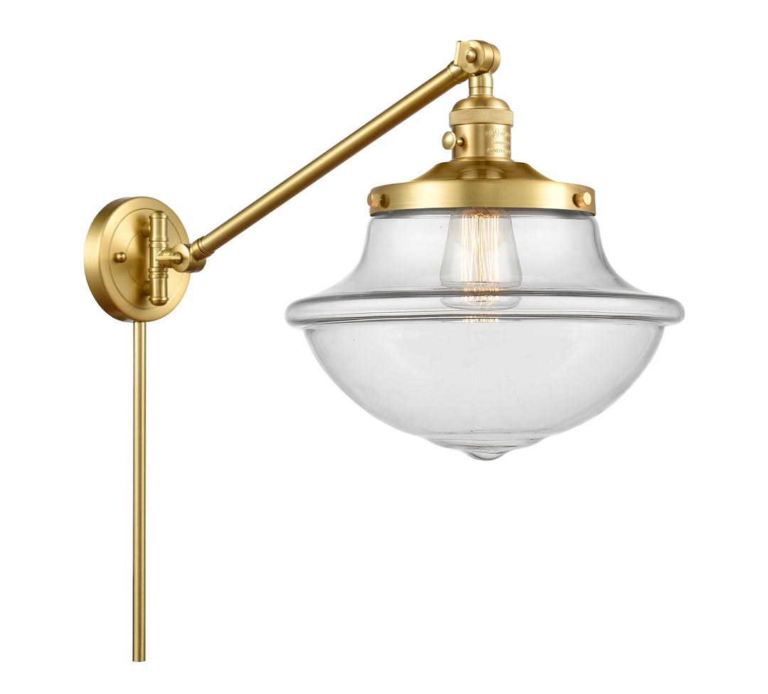 Innovations Lighting Oxford 12" Swing Arm - Satin Gold