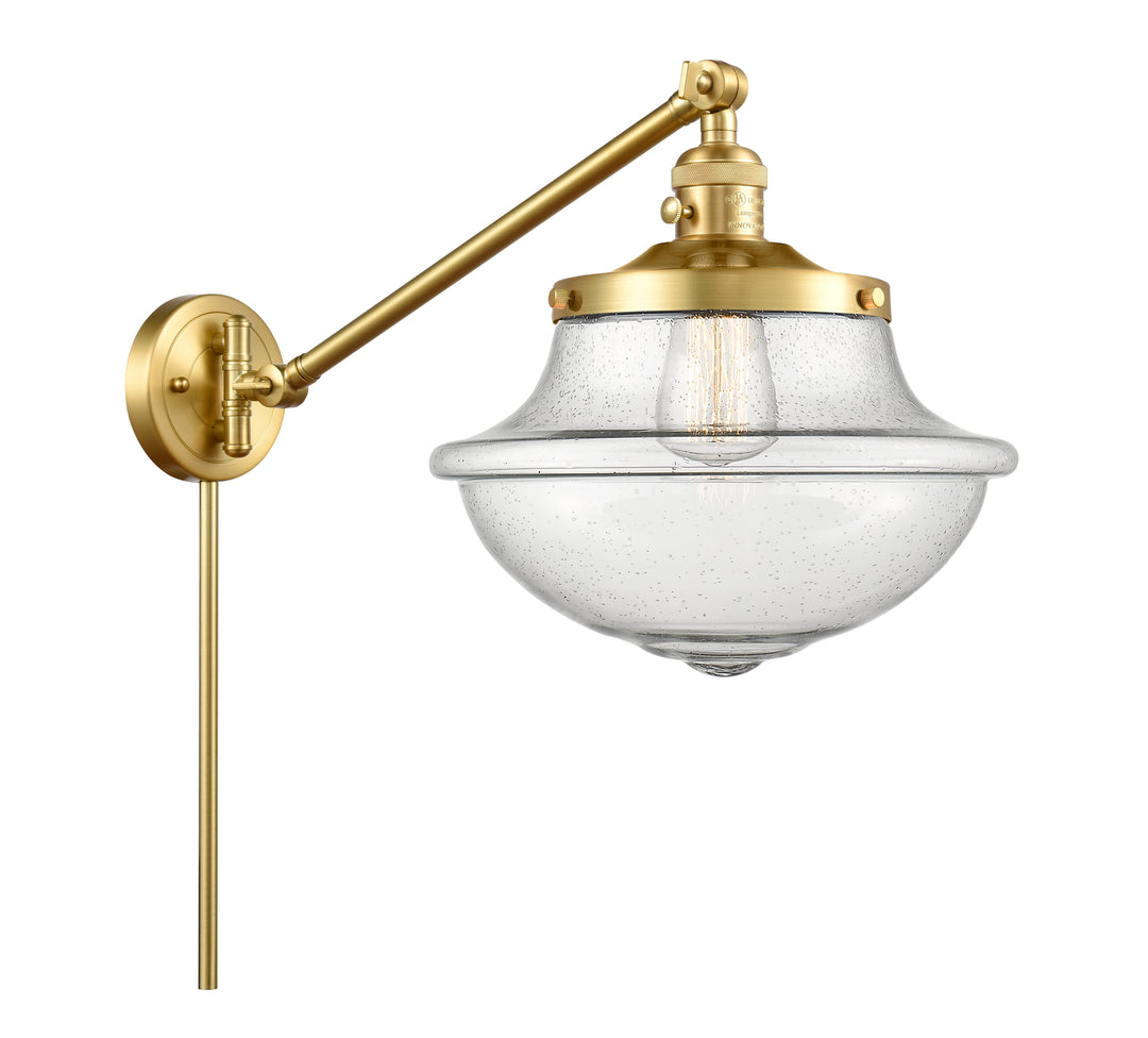 Innovations Lighting Oxford 12" Swing Arm - Satin Gold