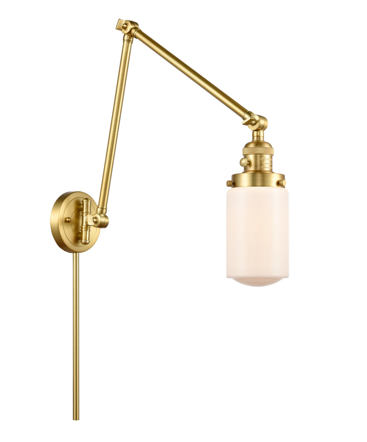 Innovations Lighting Dover Swing Arm - Satin Gold