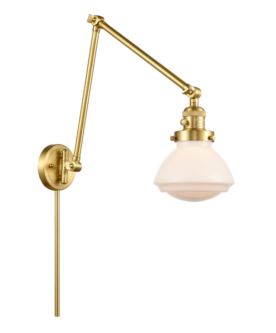 Innovations Lighting Olean Swing Arm - Satin Gold