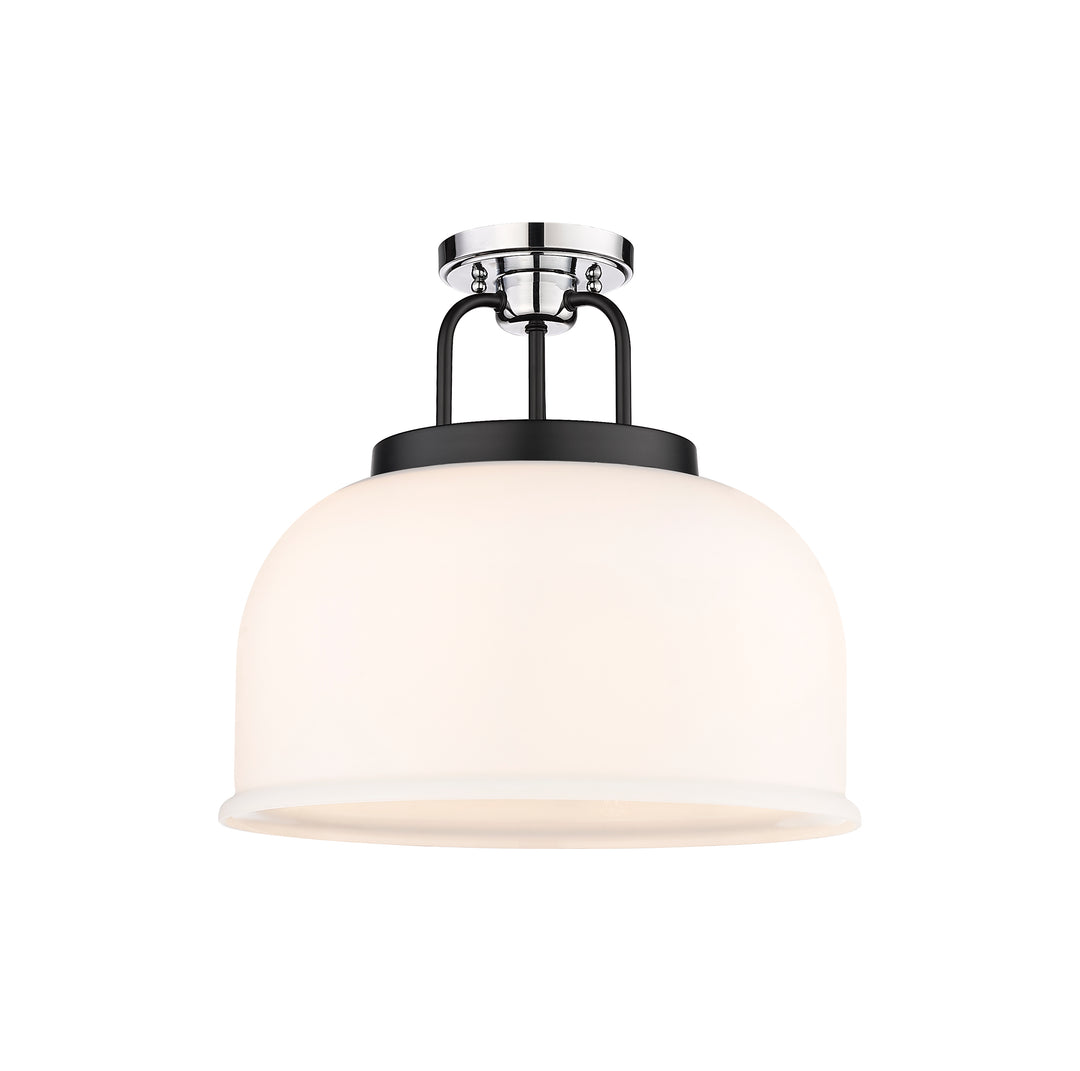 Innovations Lighting Kahana 15" Flush Mount - Black Polished Chrome