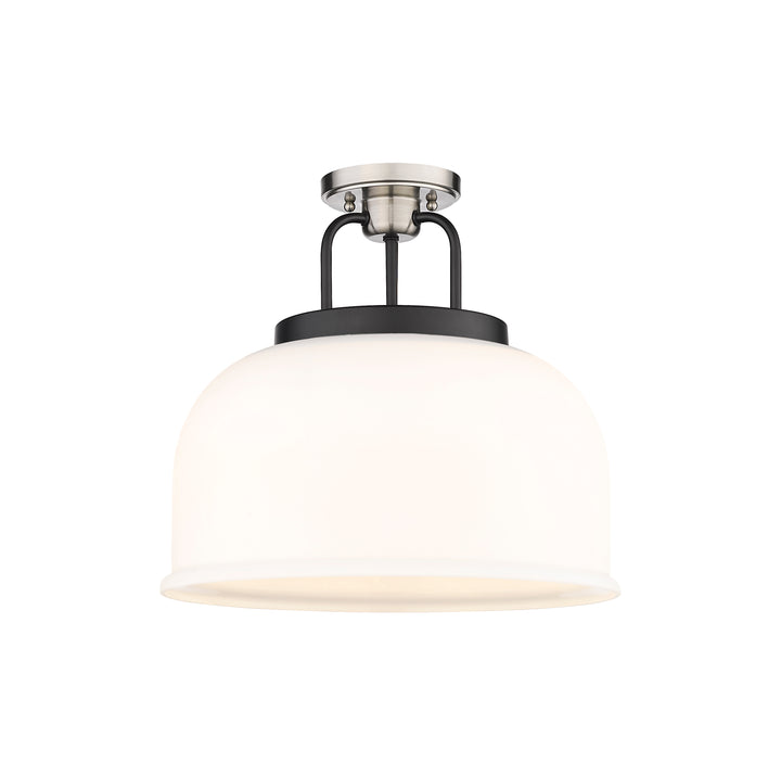 Innovations Lighting Kahana 15" Flush Mount - Black Satin Nickel