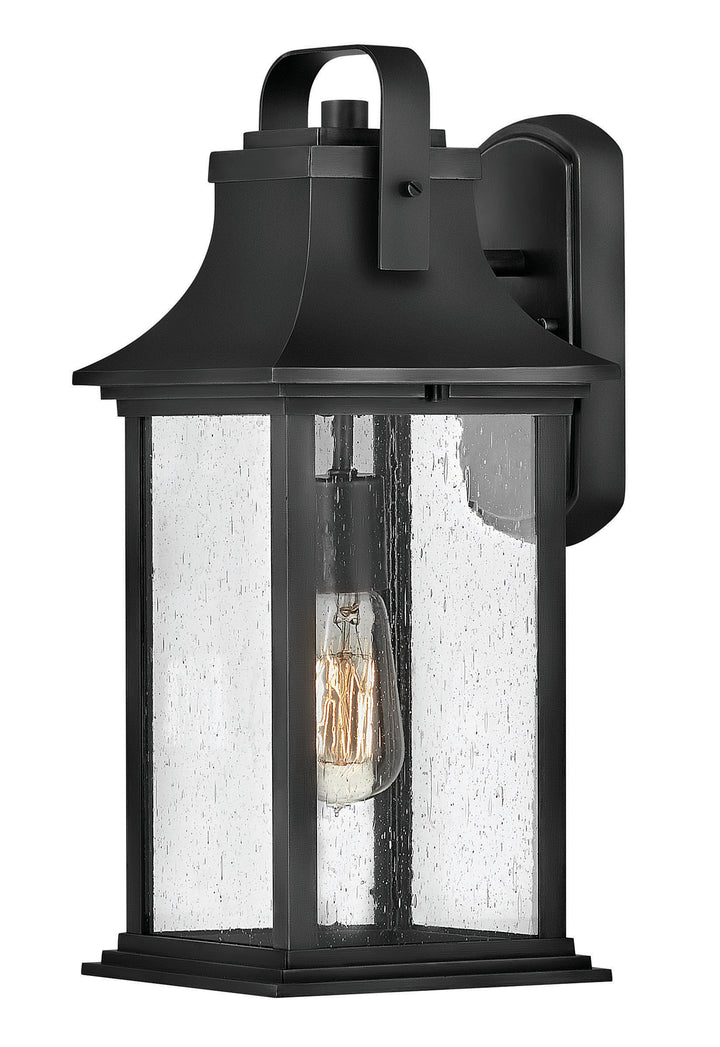 Hinkley Grant Outdoor Wall Light Medium Wall Mount Lantern Textured Black 2394TK