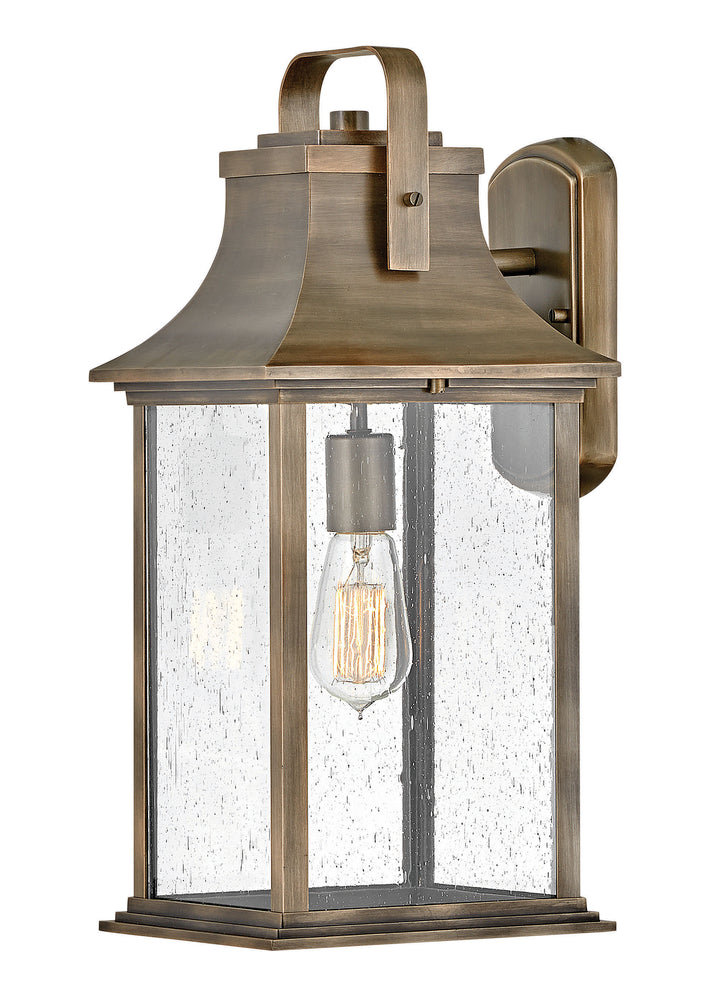 Hinkley Grant Outdoor Wall Light Large Wall Mount Lantern Burnished Bronze 2395BU
