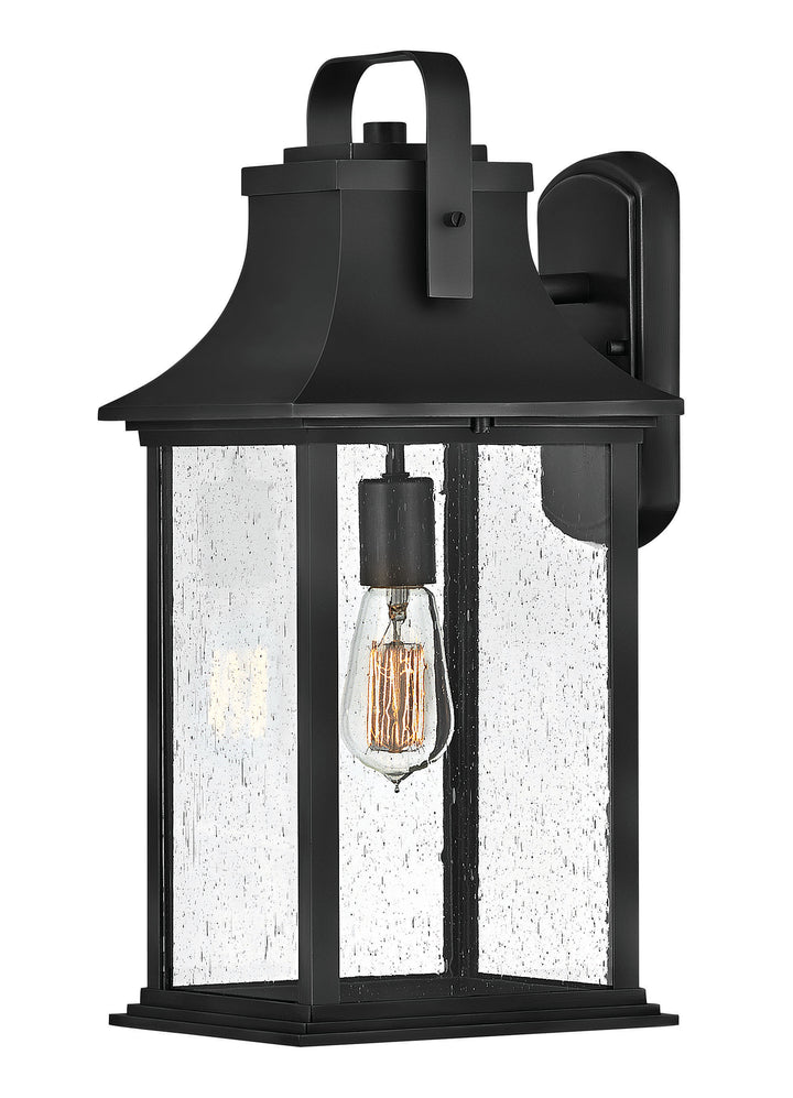Hinkley Grant Outdoor Wall Light Large Wall Mount Lantern Textured Black 2395TK