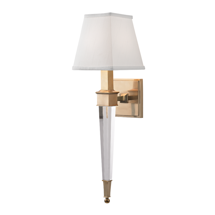 Hudson Valley Lighting Ruskin Wall Sconce Wall Sconces Hudson Valley Lighting Aged Brass  