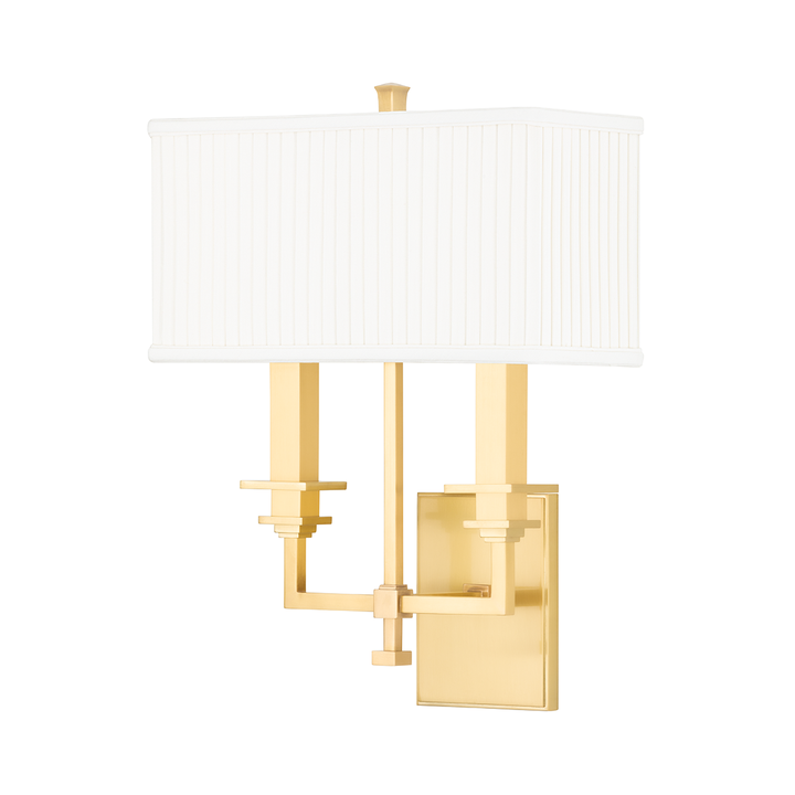 Hudson Valley Lighting Berwick Wall Sconce Wall Sconces Hudson Valley Lighting Aged Brass  