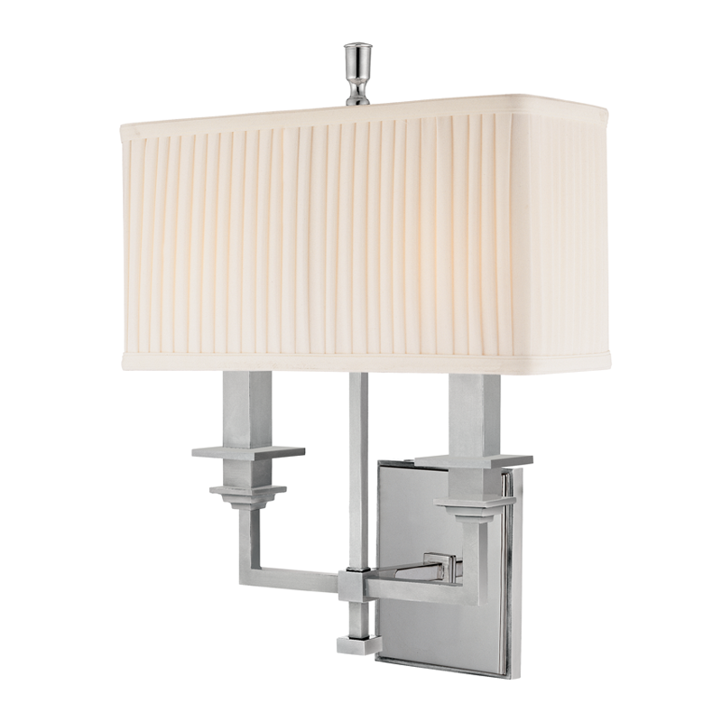 Hudson Valley Lighting Berwick Wall Sconce Wall Sconces Hudson Valley Lighting Polished Nickel  