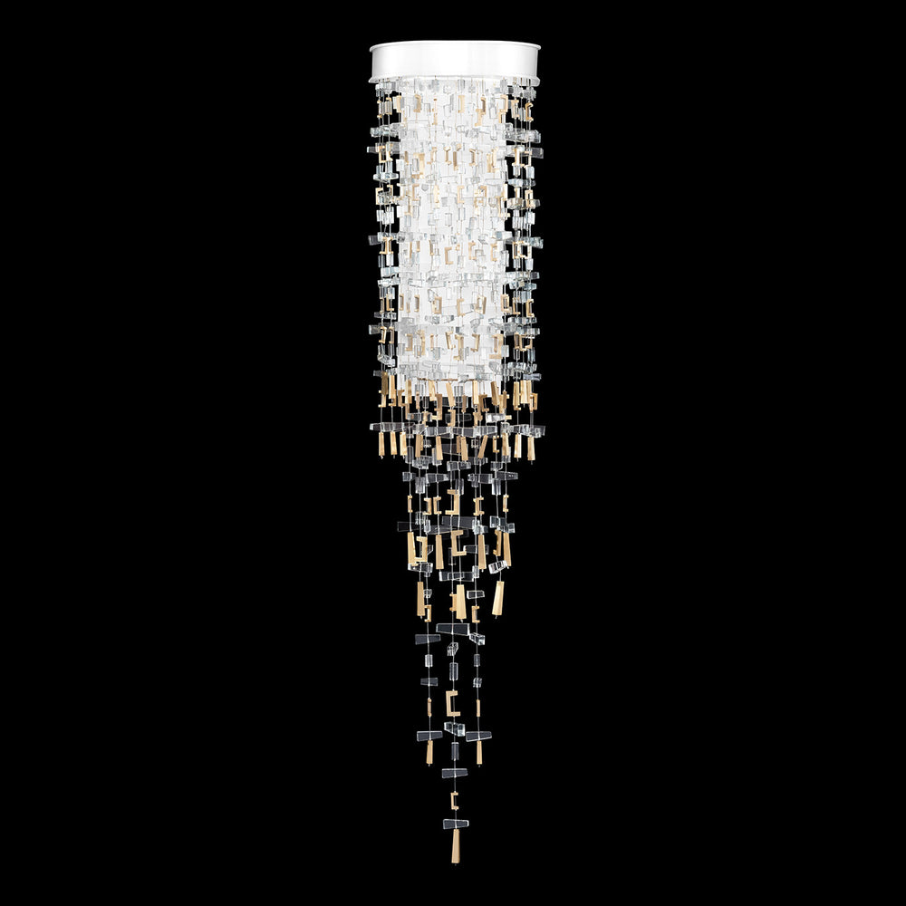 Fine Art Handcrafted Lighting Capri 48"H Sconce in White Lacquer (952150-2)