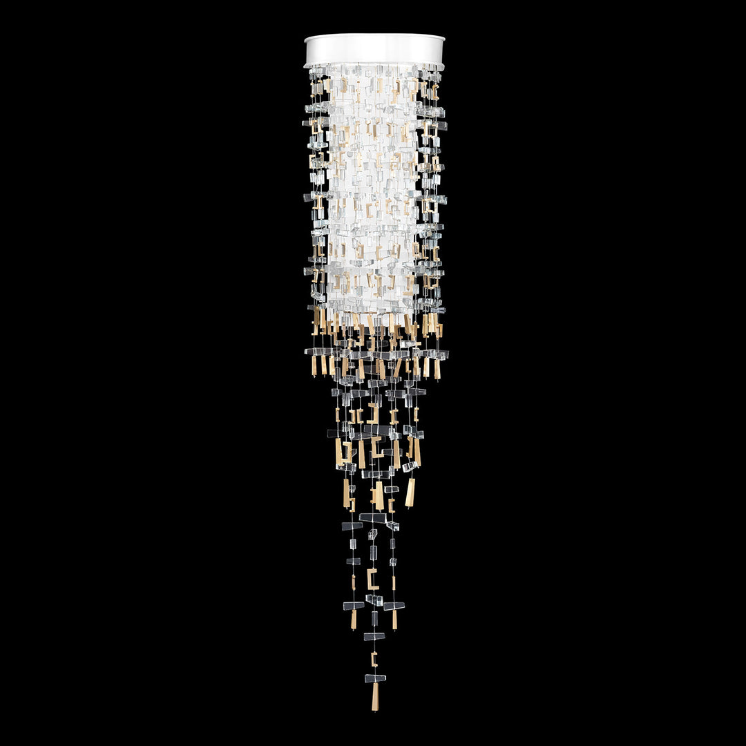 Fine Art Handcrafted Lighting Capri 48"H Sconce in White Lacquer (952150-2)