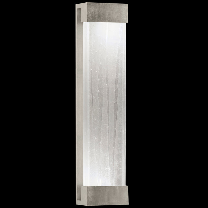 Fine Art Handcrafted Lighting Crystal Bakehouse 30" Sconce in Indoor Standard Silver Leaf (811150-33ST)