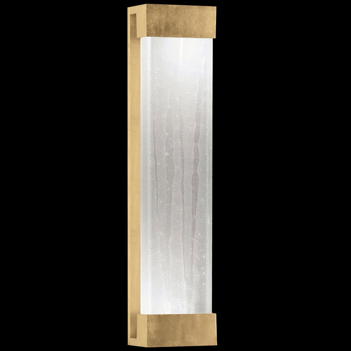 Fine Art Handcrafted Lighting Crystal Bakehouse 30" Sconce in Indoor Standard Gold Leaf (811150-43ST)