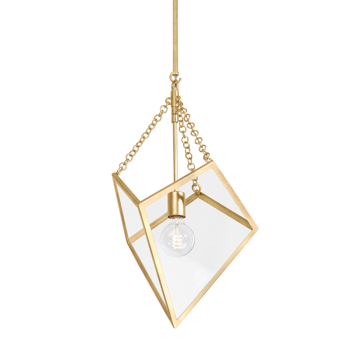 Hudson Valley Lighting BROOKFIELD Lantern Pendants Hudson Valley Lighting Vintage Gold Leaf  