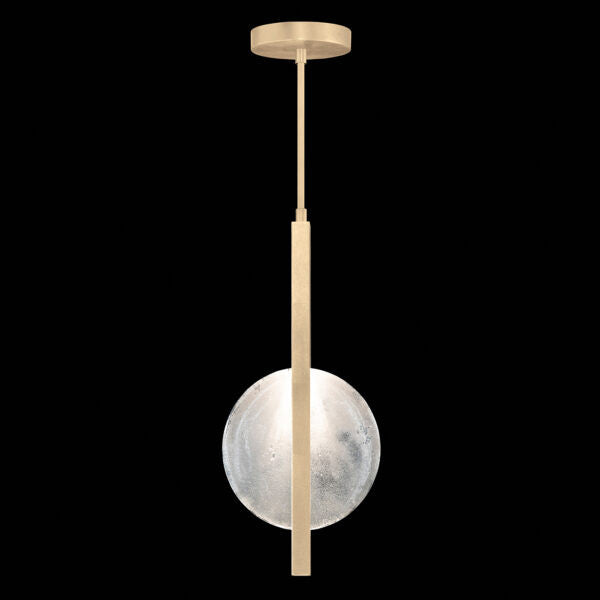Fine Art Handcrafted Lighting Selene 11"W Pendant 922140 in Standard Soft Gold Leaf (922140-5ST)
