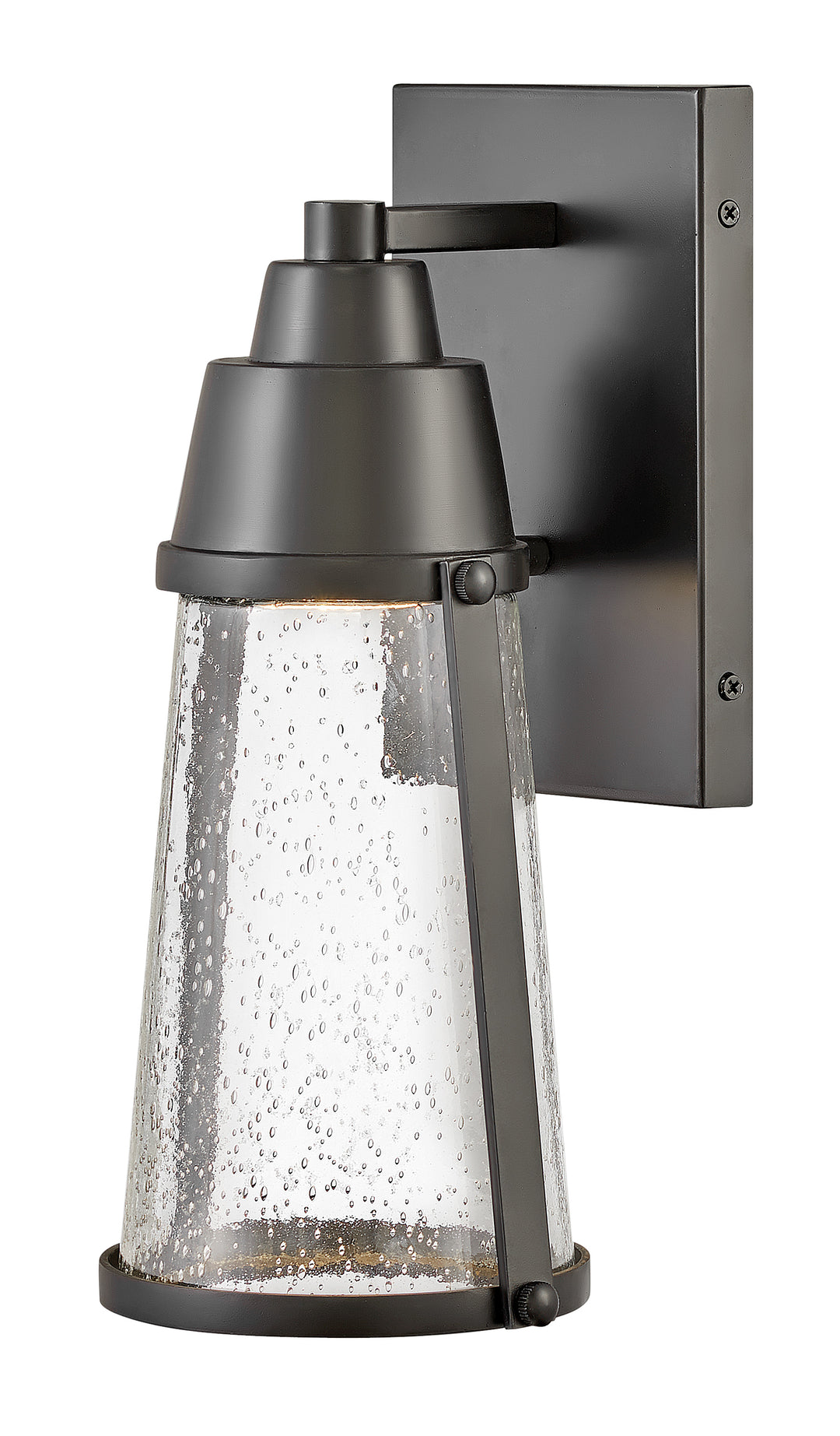 Hinkley Miles Outdoor Wall Light Small LED Wall Mount Lantern Black 2550BK