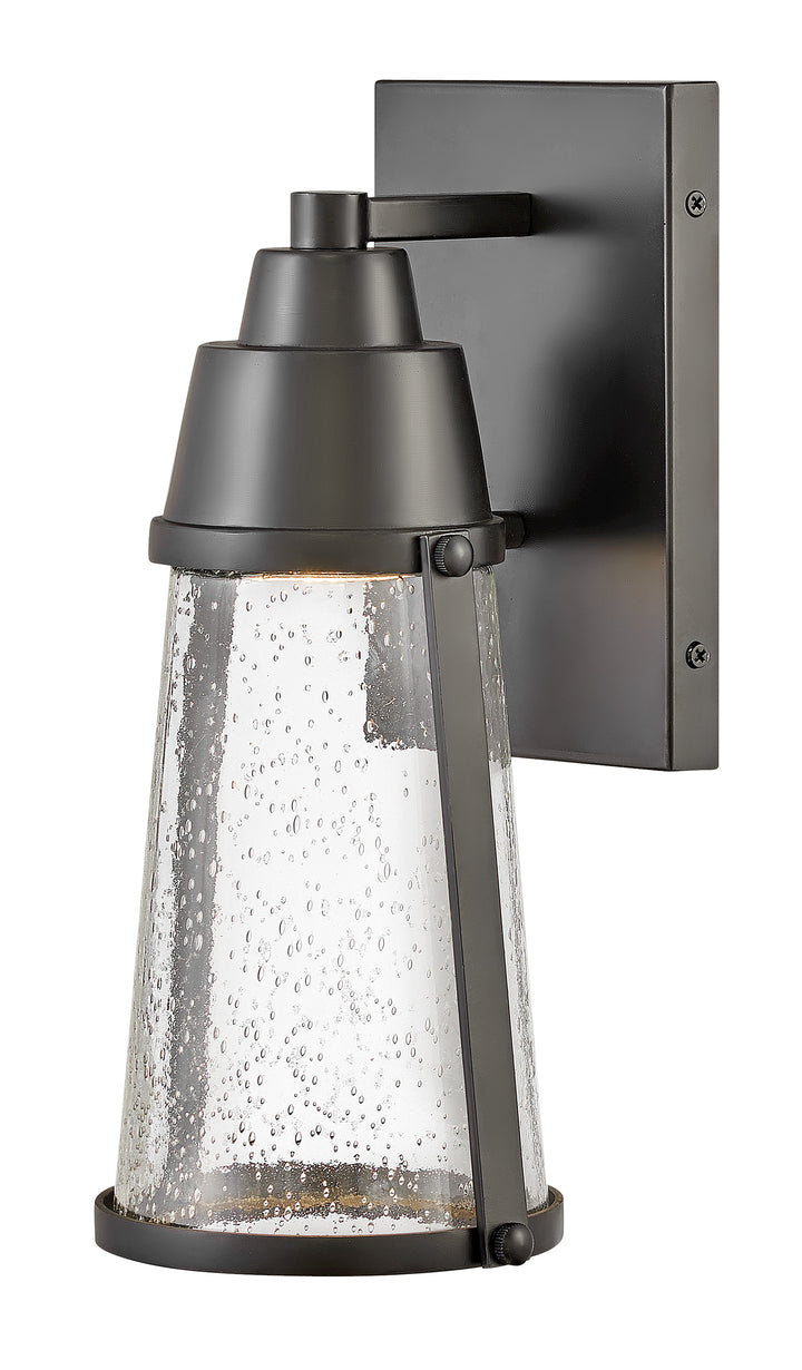 Hinkley Miles Outdoor Wall Light Small LED Wall Mount Lantern Black 2550BK