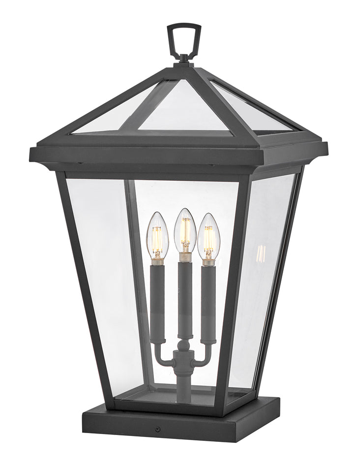 Hinkley Alford Place Outdoor Pier Mount Lantern Grande Pier Mount Lantern Museum Black 2557MB