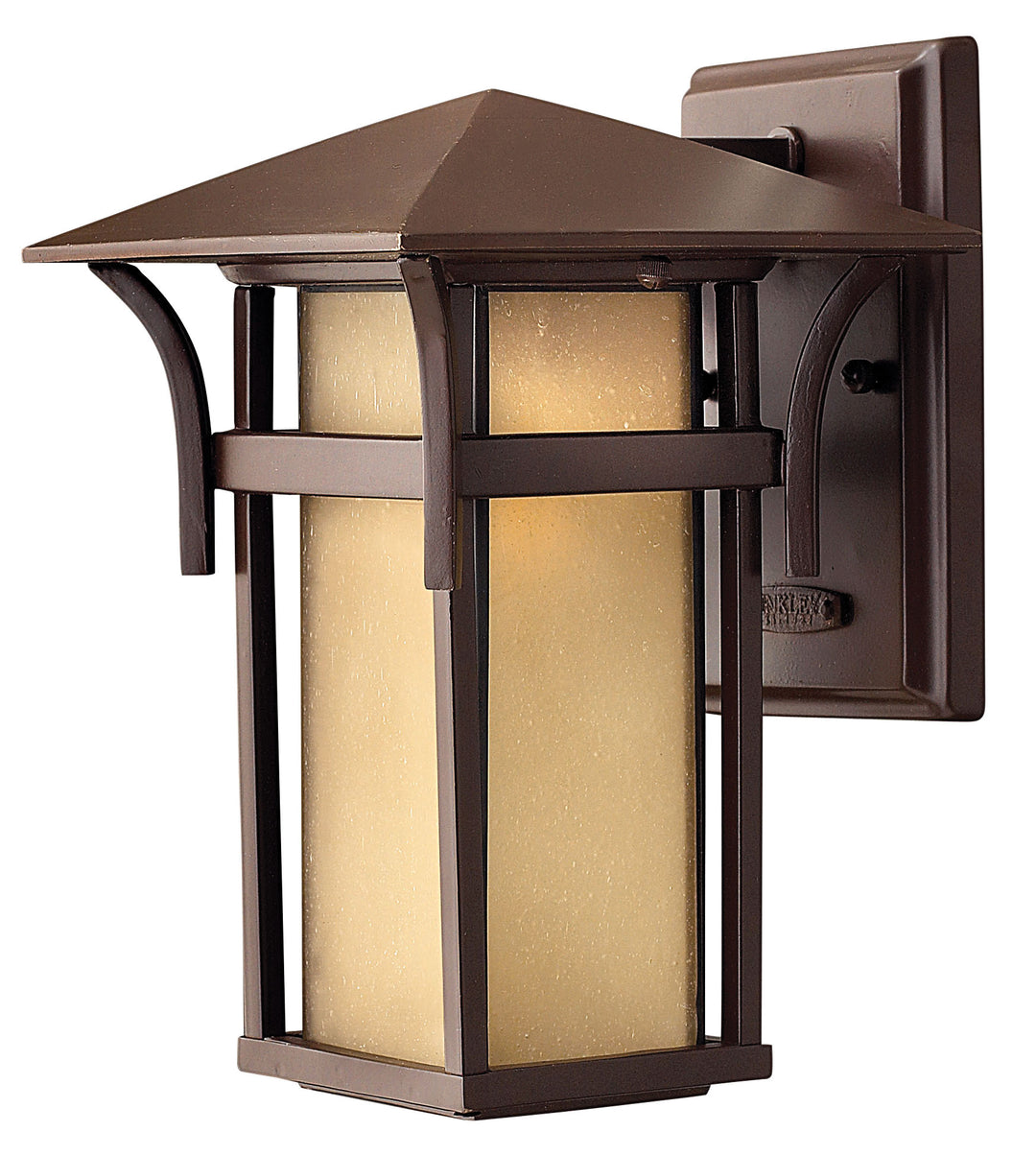 Hinkley Harbor Outdoor Wall Light Small Wall Mount Lantern Anchor Bronze 2570AR